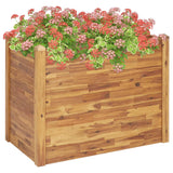 Plánovací box Vidaxl zvednul 110x60x84 cm pevné dřevo Acacia