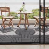 Vidaxl Terrace Tiles 10 pcs 30x30 cm sólido acaciahout gris lavado