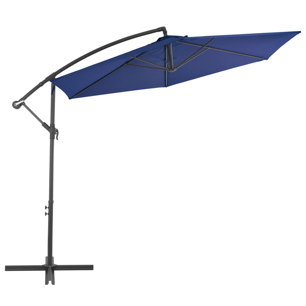 Vidaxl Floating parasol with aluminum pole 300 cm blue