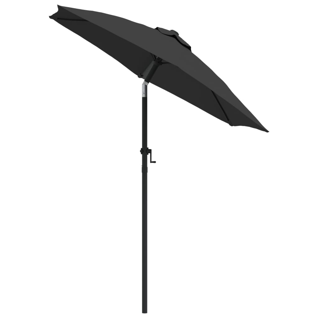 Vidaxl Parasol 200x224 cm antracitu hliníku