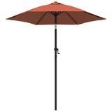 Vidaxl Parasol 200x224 cm aluminium terracotta