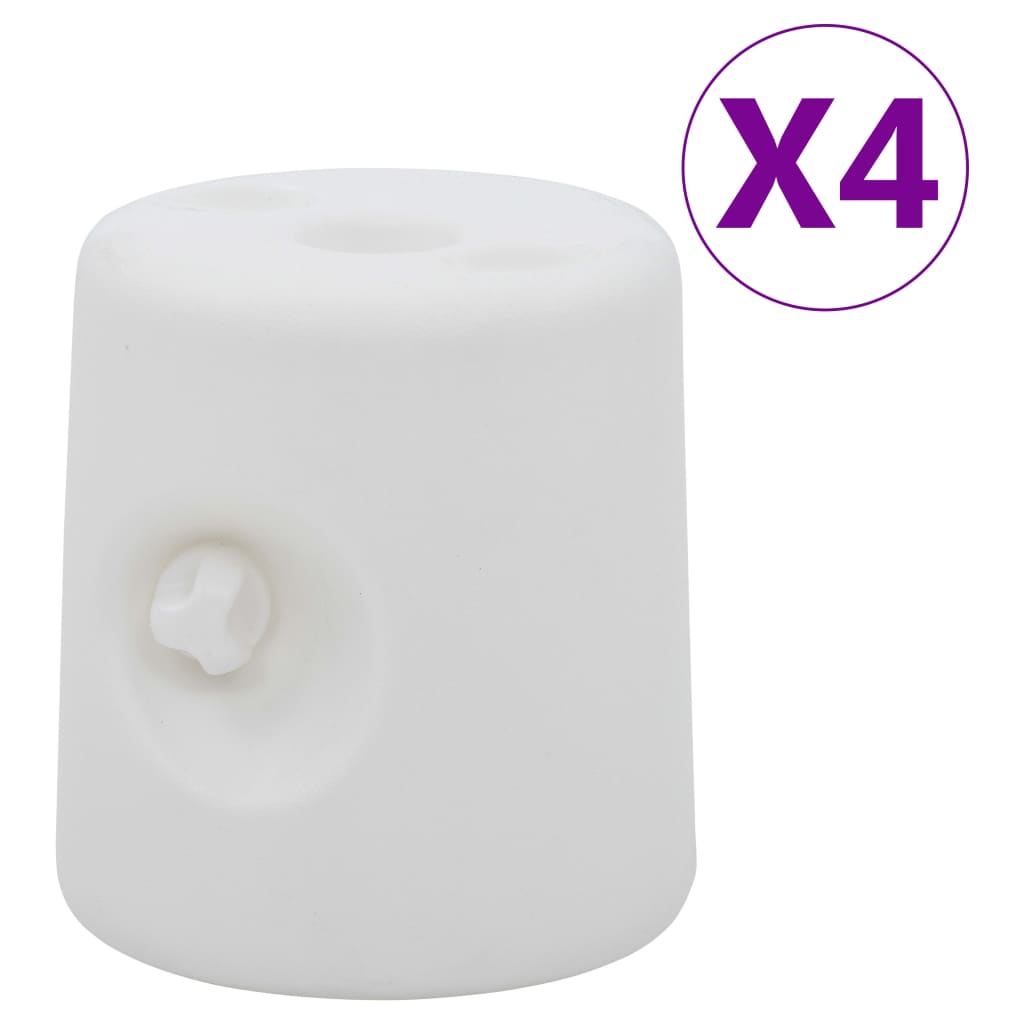 Vidaxl Part alsos 4 st pe blanco