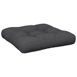 Vidaxl Pallet cushion 60x61.5x10 cm Fabric Black