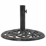 Vidaxl Parasol foot 12 kg 48 cm Cast iron bronze colored