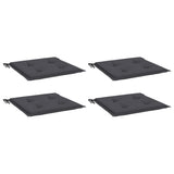 Vidaxl Garden Stol Puder 4 PCS 40x40x3 cm Oxford Stof Anthracite -farvet