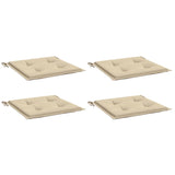 Vidaxl Garden Frea Poduszki 4 szt. 40x40x3 CM Oxford Tabil Beige