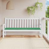 VIDAXL Garden Bench Blaža 200x50x3 cm Oxford tkanina zelena