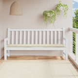 VidaXL Garden bench cushion 200x50x3 cm Oxford fabric crème -colored