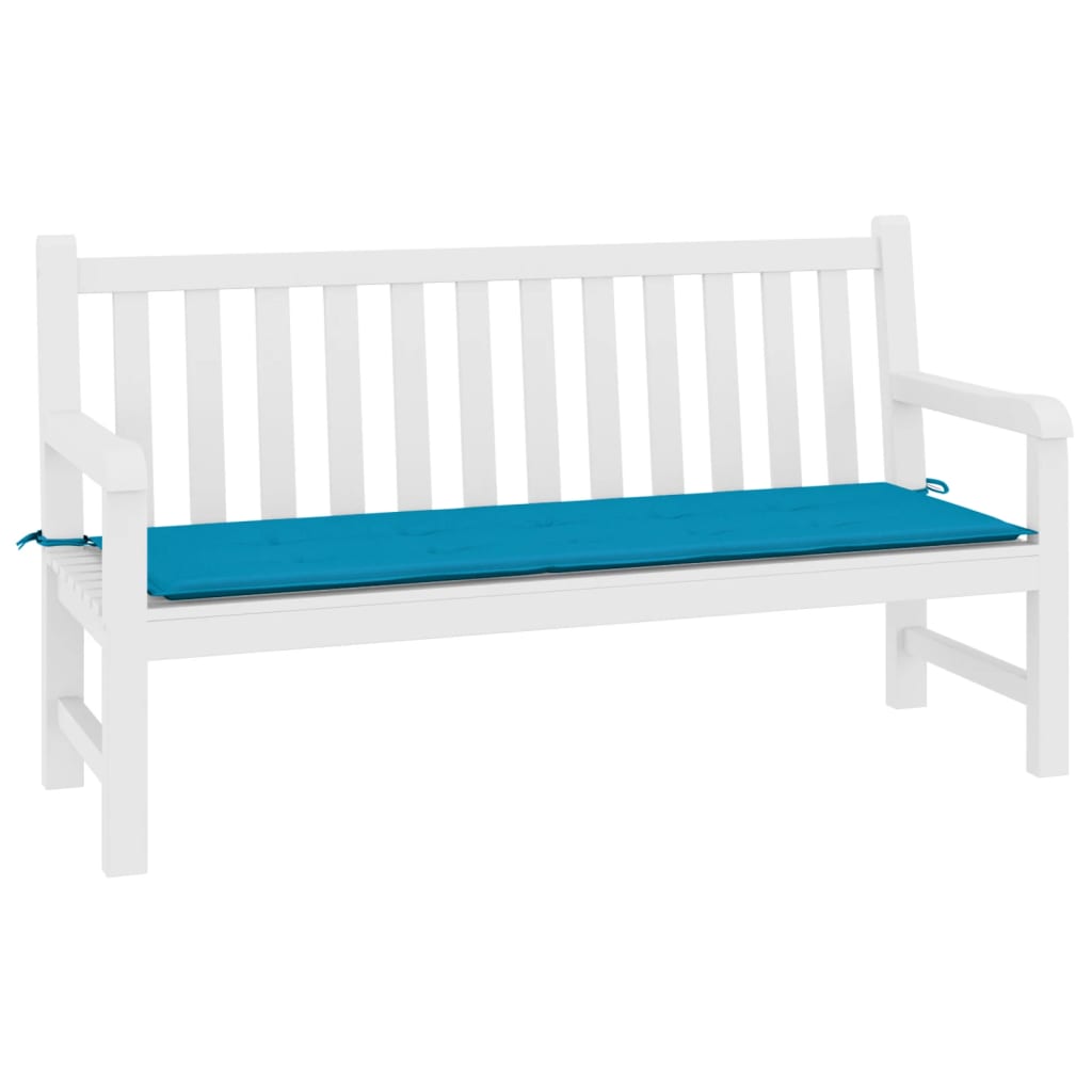 Vidaxl Garden Bench polštář 200x50x3 cm oxford tkanina modrá