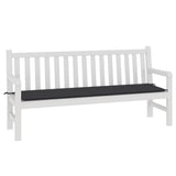 Vidaxl Garden Bench Cushion 180x50x3 CM Oxford Fabric Negro