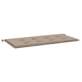 Vidaxl Garden Bench Cushion 100x50x3 CM Oxford Fabric Taupe