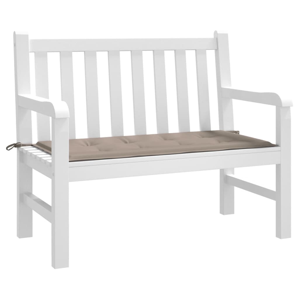 Vidaxl Garden Bench Pushion 100x50x3 cm Oxford Fabric Taupe