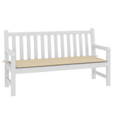 Vidaxl Garden Bench polštář 150x50x3 cm oxford tkanina béžová