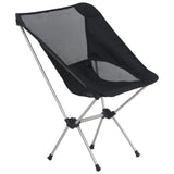 VidaXL Camping chairs 2 st with carrier bag 54x50x65 cm aluminum