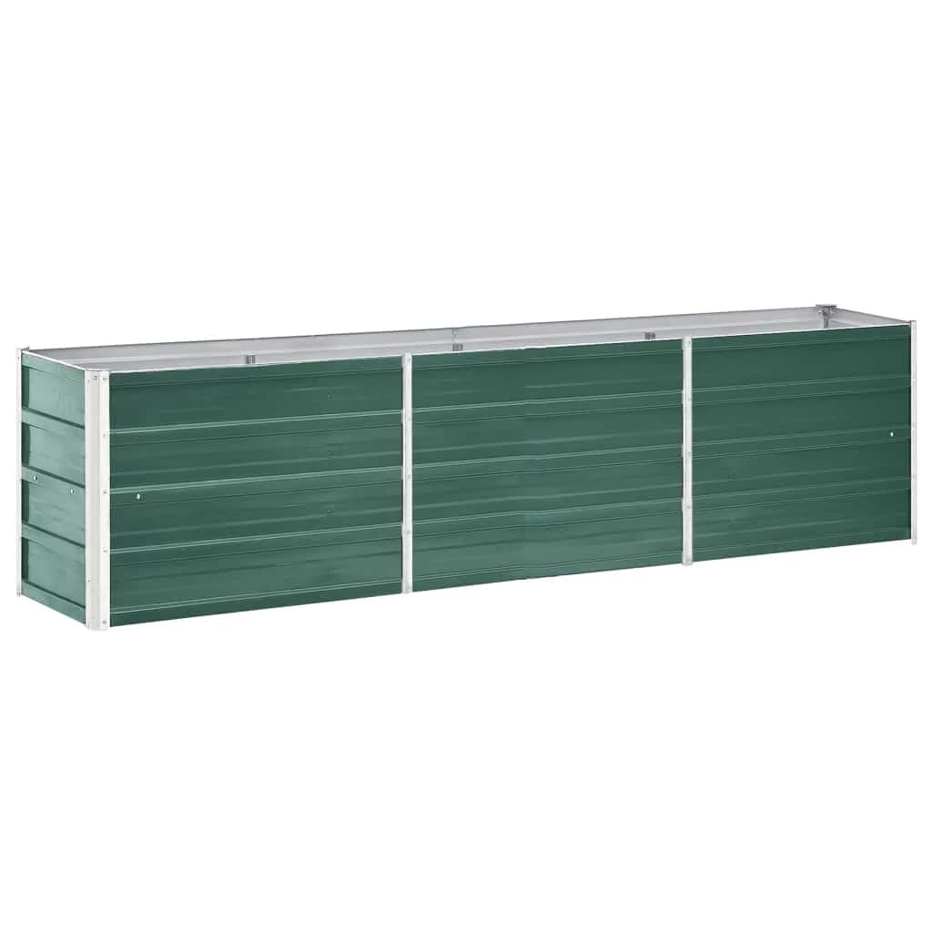 VidaXL Planter Insert 240x40x45 cm Galvanized Steel Green