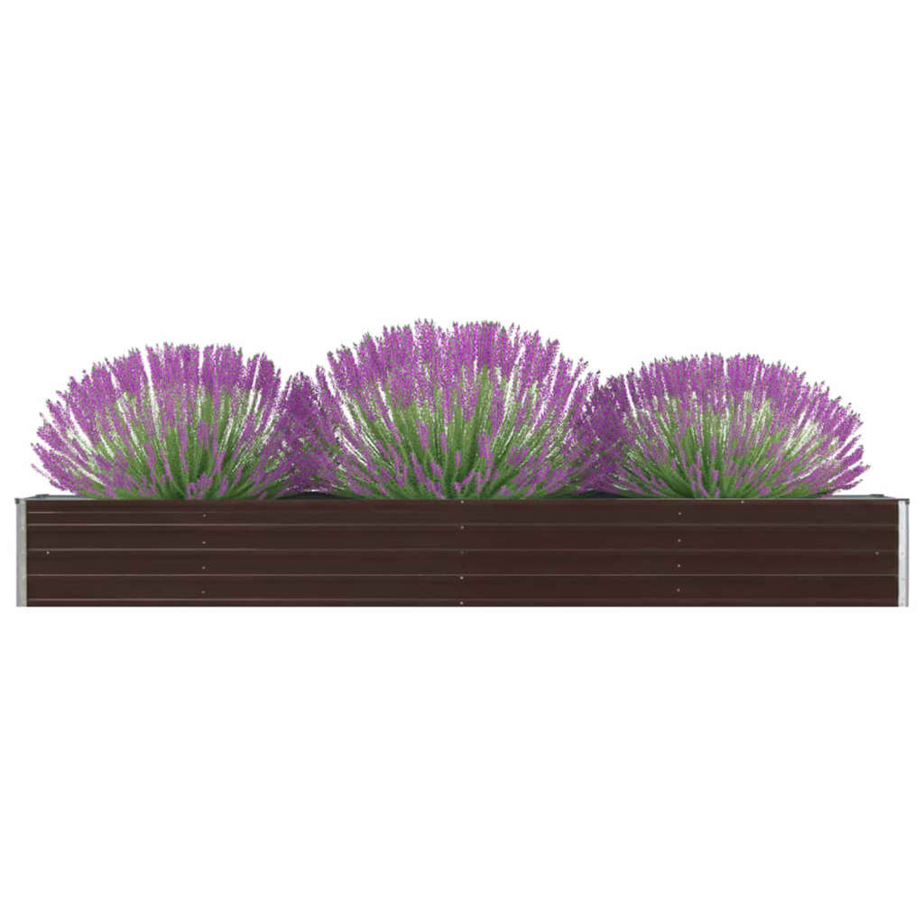 Vidaxl Planter an 320x445 cm galvaniséiert Streck