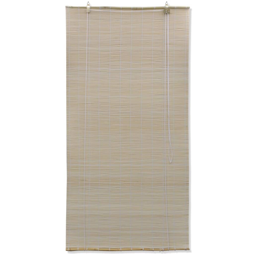 Vidaxl Roller blinds 4 pcs 120x160 cm bamboo natural