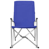 Sillas de campamento de Vidaxl plegables 2 st azul