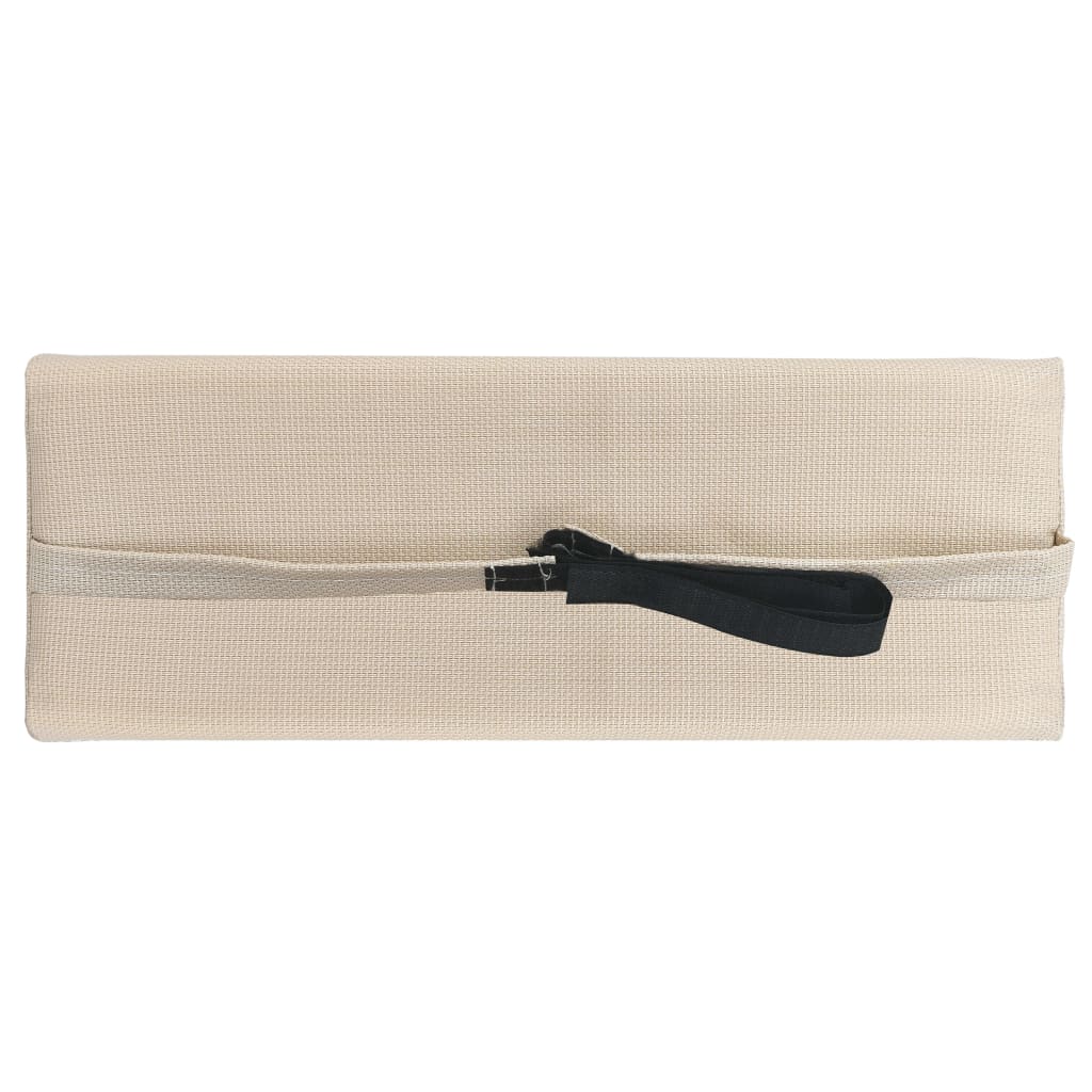 Vidaxl Headstest for lounger 40x7,5x15 cm Textilene Cream