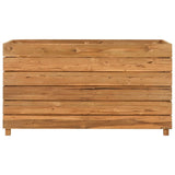 Vidaxl Planterinnsats 100x40x38 cm resirkulert teak og stål