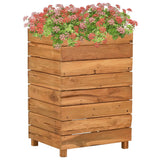 Vidaxl Planter hevet 50x40x72 cm resirkulert teak og stål