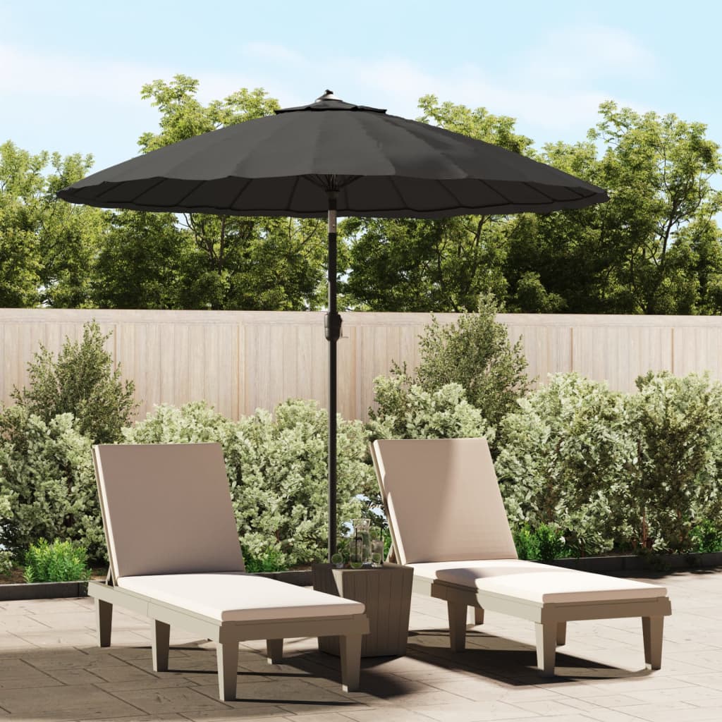 Vidaxl Parasol with aluminum pole 270 cm anthracite