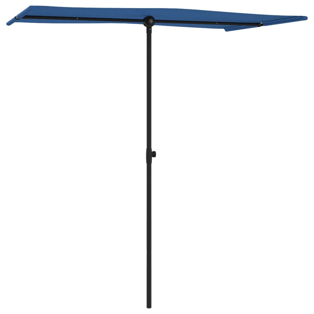 Vidaxl parkols mat Aluminiumpole 180x110 cm azure blo