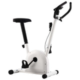 VidaXL exercise bike with tire resistance white