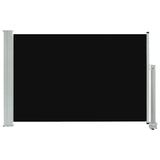 Vidaxl Garden Screen Extendable 60x300 cm svart