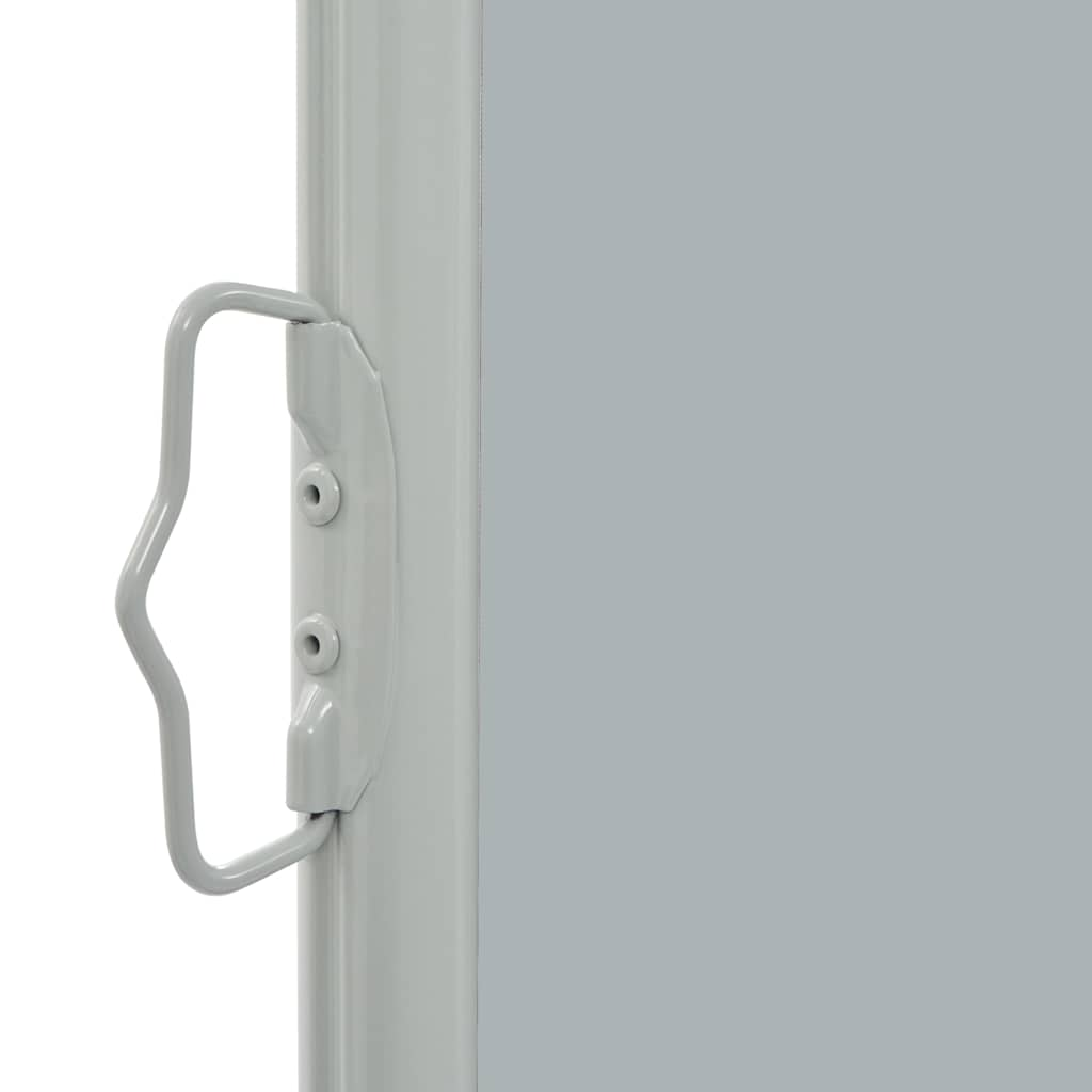 Schermo del giardino Vidaxl estendibile 60x300 cm grigio