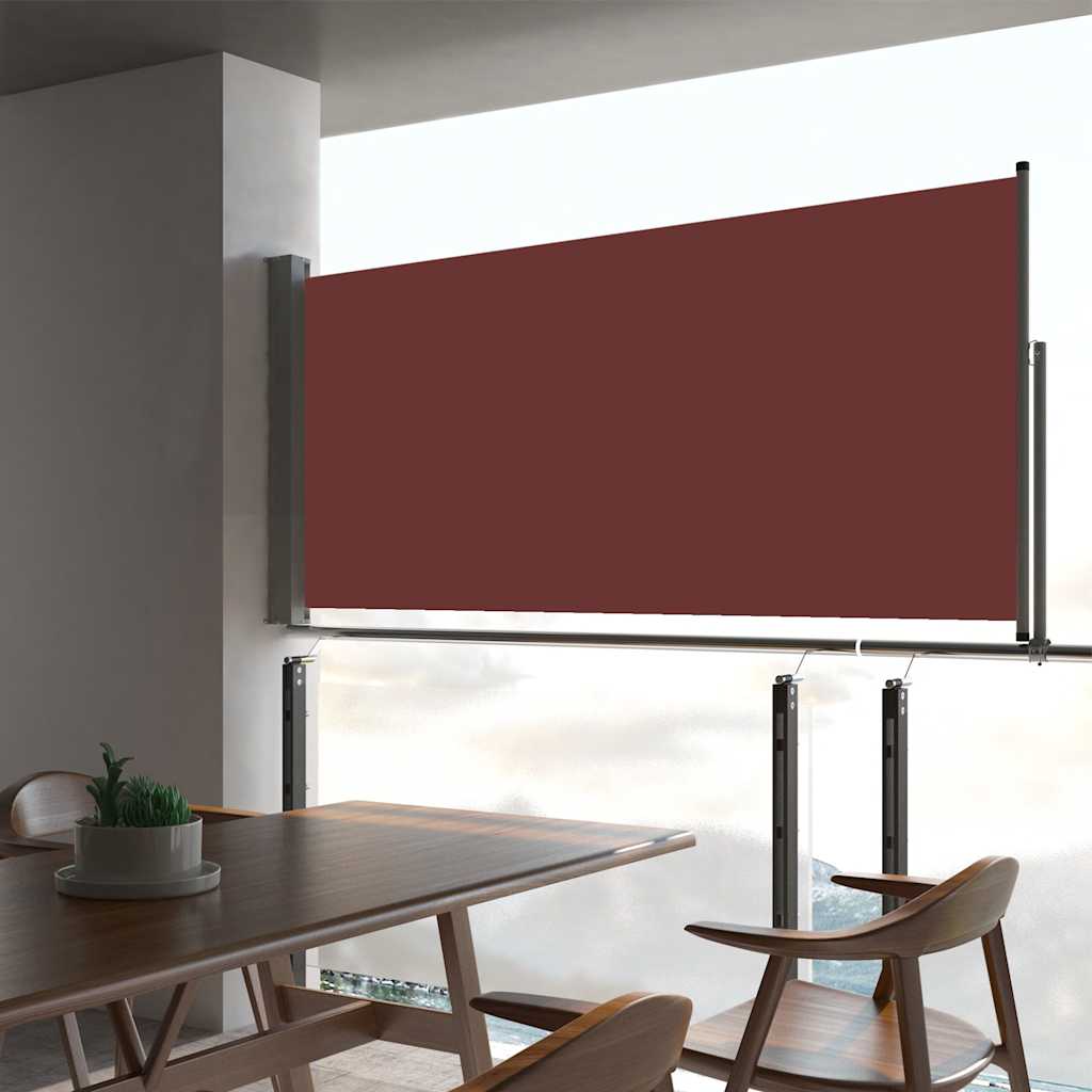 Vidaxl Garden Screen Wyciągnięty 60x300 cm brązowy