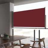 Schermo del giardino Vidaxl estensibile 60x300 cm rosso