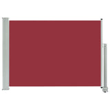 Vidaxl Garden Screen Extendable 80x300 cm röd