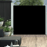 VidaXL Garden screen Extendable 170x300 cm Black