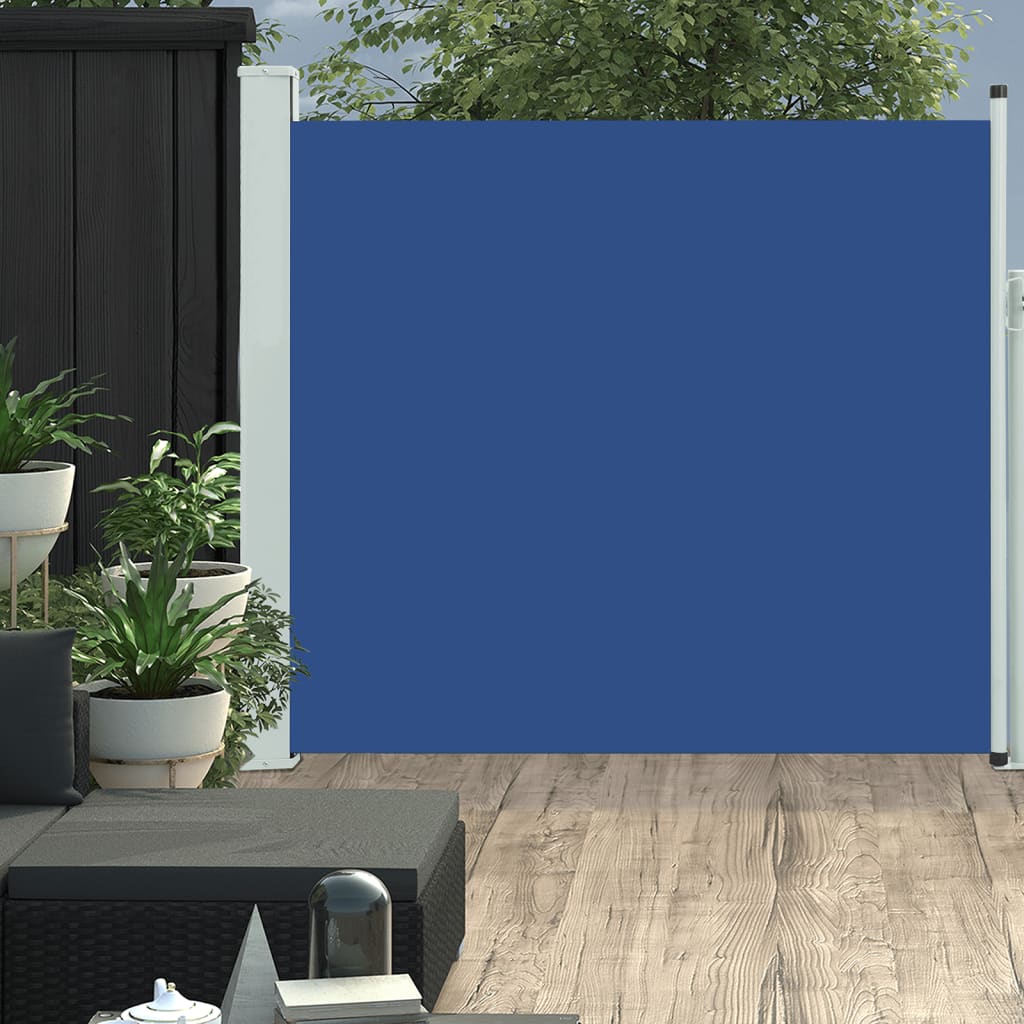 VidaXL Garden screen Extendable 170x300 cm blue