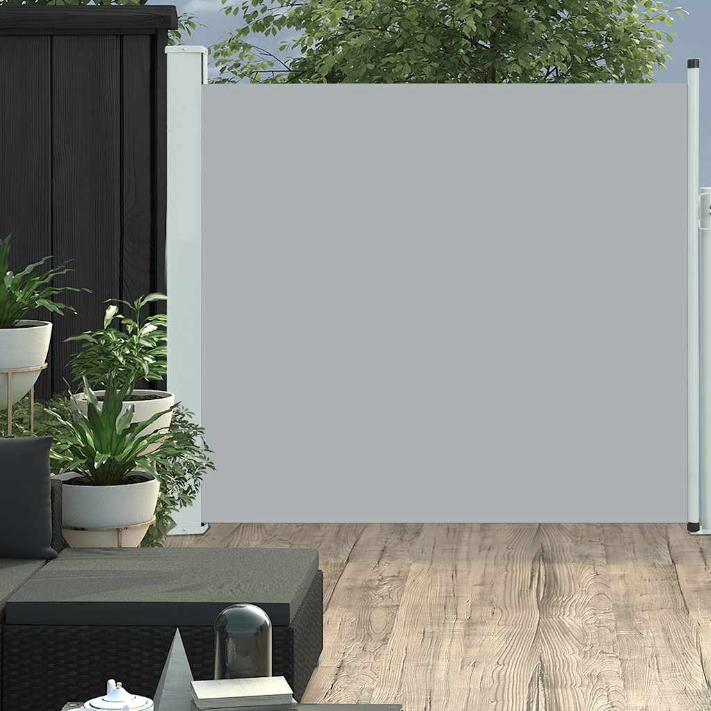 Vidaxl Garden Screen Extendable 170x300 cm grå