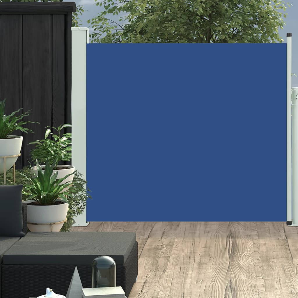 VidaXL Garden screen Extendable 100x300 cm blue