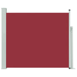 Schermo del giardino Vidaxl estendibile 100x300 cm rosso