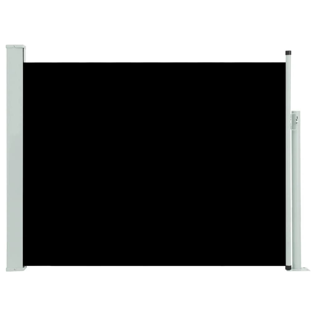 VidaXL Garden screen Extendable 140x500 cm Black