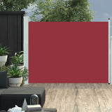 VidaXL Garden screen Extendable 140x500 cm Red