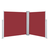 Pare-brise vidaxl extensible 100x600 cm rouge