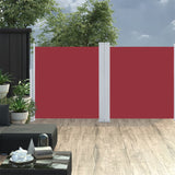 Pare-brise vidaxl extensible 100x600 cm rouge