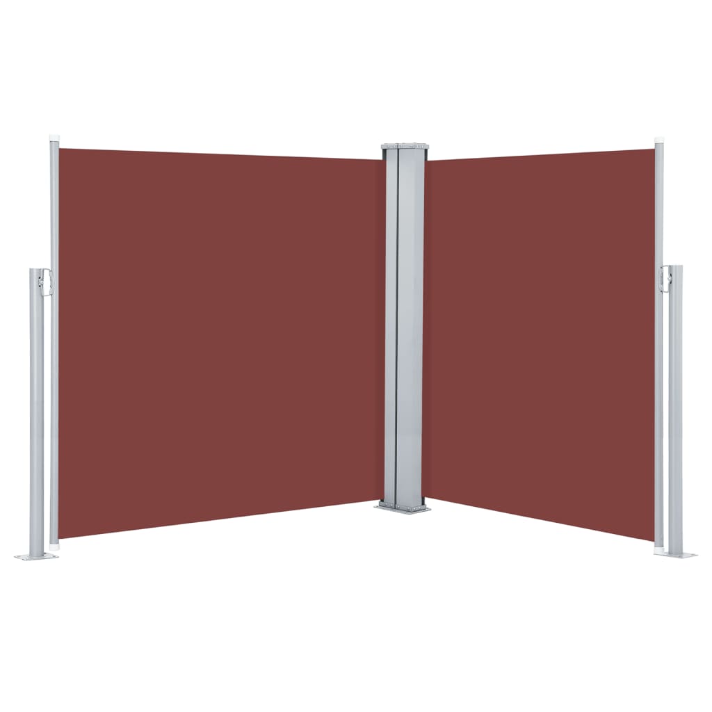 VidaXL Windshield Extendable 140x600 cm brown