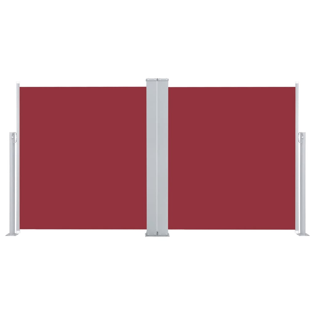 Pare-brise Vidaxl extensible 160x600 cm rouge