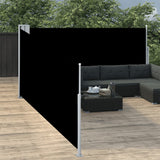 Parabrisas Vidaxl extensible 100x1000 cm negro