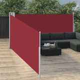 Pare-brise vidaxl extensible 100x1000 cm rouge