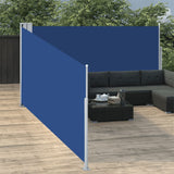 Pare-brise Vidaxl extensible 140x1000 cm bleu