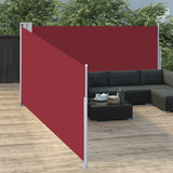 Pare-brise Vidaxl extensible 140x1000 cm rouge