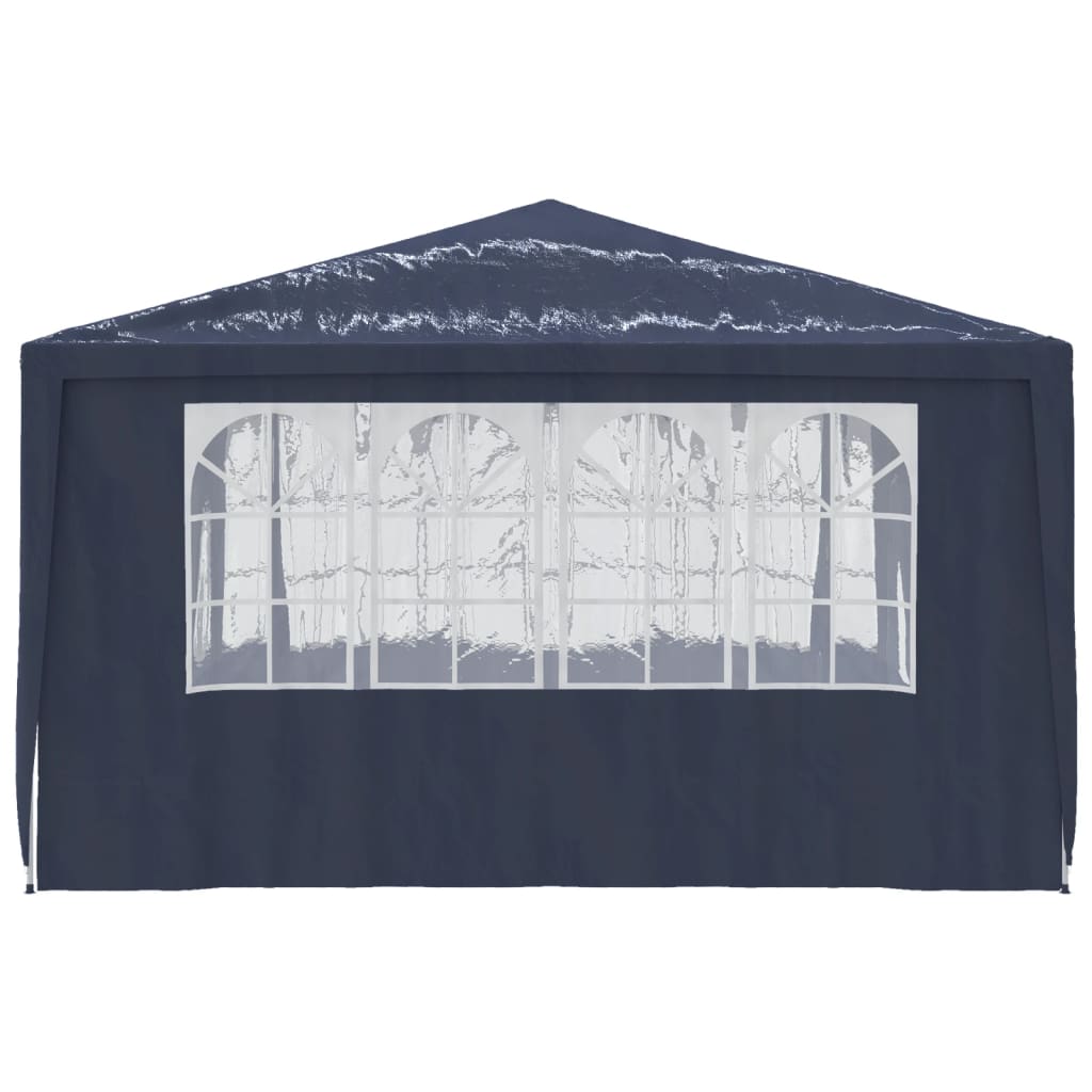 Tenda da festa Vidaxl con pareti laterali professionali 90 g m² 4x4 m blu