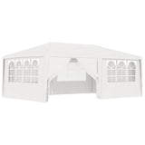 Vidaxl Party Tent med sidevegg profesjonell 90 g m² 4x6 m hvit